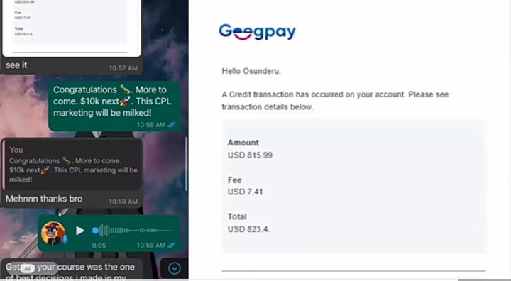 $823 without selling anything