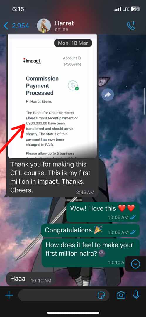 $3000 made without selling anything